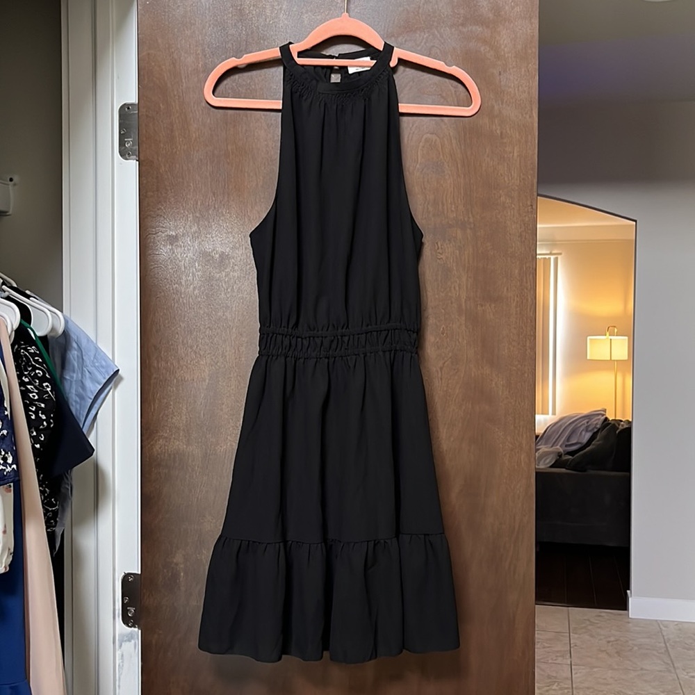 Aritzia Wilfred Black Effet Mini Dress - Picture 3 of 8